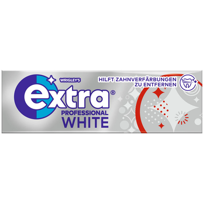 Artikelbild 3 für extra® PROFESSIONAL WHITE Kaugummis 30 Pack à 10 Stück, Artikelnummer 473039