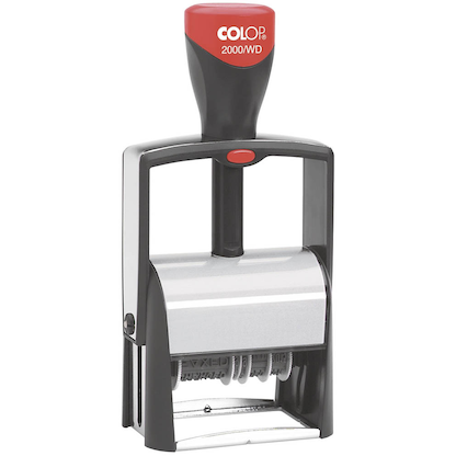 Artikelbild 3 für COLOP Datumstempel mit Text Classic Line 2000/WD selbstfärbend schwarz ohne Logo, 1 St., Artikelnummer 605143