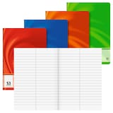 Artikelbild 1 für BRUNNEN Vokabelheft rot, blau, orange oder grün Lineatur 53 liniert DIN A5 ohne Rand, 32 Blatt, Artikelnummer 775474