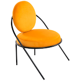 Artikelbild 1 für meet powered by PAPERFLOW Sessel SATURNE safran schwarz Stoff, 1 St., Artikelnummer 231526