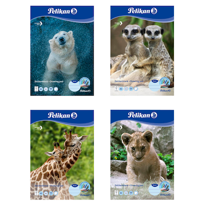 Artikelbild 2 für Pelikan Zeichenblock Zoo DIN A3, Artikelnummer 612940