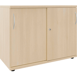 Artikelbild 1 für fm Schiebetürenschrank, 4260761570549 akazie 1 Fachboden 100,0 x 44,2 x 76,3 cm, Artikelnummer 447528