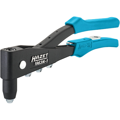 Artikelbild 2 für HAZET Handnietzange 1963N-1 Für Blindniete Aluminium bis ⌀ 5,0 mm, Stahl bis ⌀ 4,0 mm, Edelstahl bis ⌀ 3,2 mm 25,5 cm, Artikelnummer 583066