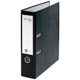 Artikelbild 1 für VON LEITZ Ordner schwarz mamoriert Karton 8,0 cm DIN A4, Artikelnummer 635609