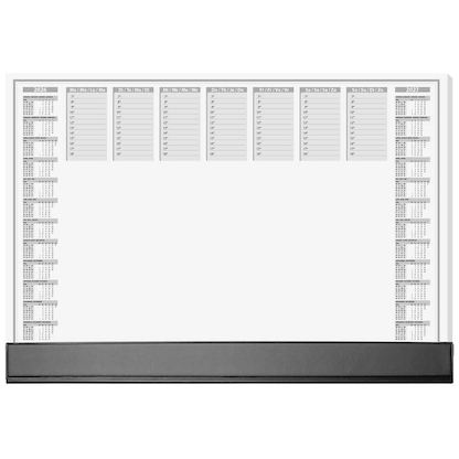 Artikelbild für SIGEL Schreibtischunterlage Office 2026/2027 weiß Papier 59,5 x 41,0 cm, 40 Blatt, Artikelnummer 585717
