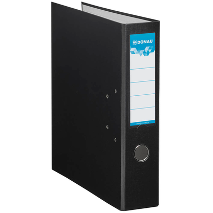 Artikelbild 2 für DONAU Klassik Ordner schwarz Karton 7,5 cm DIN A4, Artikelnummer 183905