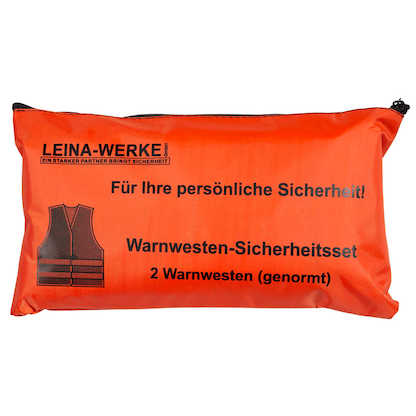 Artikelbild 3 für LEINA-WERKE unisex Warnwesten orange Einheitsgröße, Artikelnummer 601561
