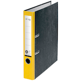 Artikelbild 1 für VON LEITZ Ordner gelb mamoriert Karton 5,0 cm DIN A4, Artikelnummer 635629