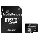 Artikelbild 1 für MediaRange Speicherkarte micro SDHC 4 GB, Artikelnummer 664211