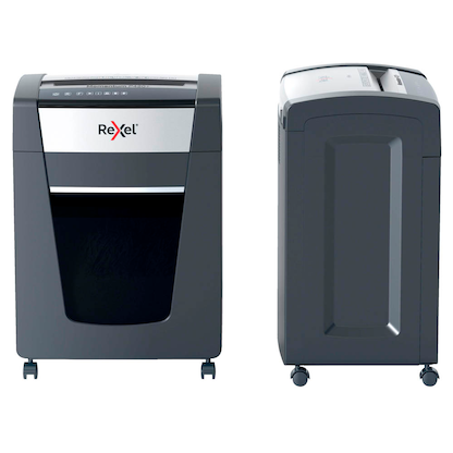 Artikelbild 13 für AKTION: Rexel Momentum P420+ Aktenvernichter mit Partikelschnitt P-4, 4 x 35 mm, bis 20 Blatt, grau mit 25 Euro CashBack, Artikelnummer 255689