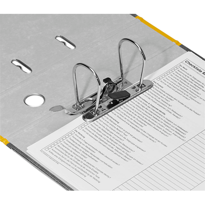 Artikelbild 7 für AKTION: 10 LEITZ 1080 Ordner gelb marmoriert Karton 8,0 cm DIN A4, Artikelnummer 653818