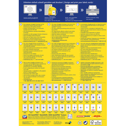 Artikelbild 4 für 2.400 AVERY Zweckform Etiketten 3475 weiß 70,0 x 36,0 mm, Artikelnummer 642280
