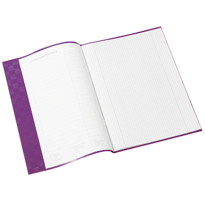 Artikelbild 2 für HERMA Heftumschlag mit Baststruktur lila Kunststoff DIN A4, Artikelnummer 604337