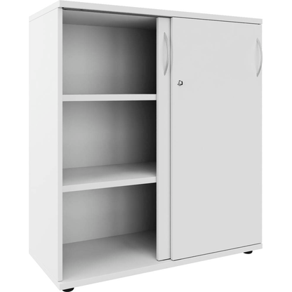 Artikelbild 3 für fm Schiebetürenschrank, 4260761570563 lichtgrau 2 Fachböden 100,0 x 44,2 x 111,5 cm, Artikelnummer 447518