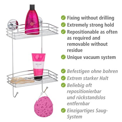 Artikelbild 4 für WENKO Duschregal Edelstahl, rostfrei, Artikelnummer 529624