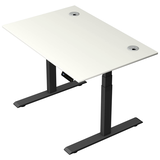 Artikelbild 1 für Kerkmann Move 2 Plus elektrisch höhenverstellbarer Schreibtisch weiß rechteckig, T-Fuß-Gestell anthrazit 120,0 x 80,0 cm, Artikelnummer 519676
