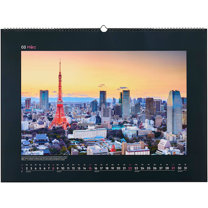 Artikelbild 4 für KUNTH Monats-Wandkalender Metropolen 2026, Artikelnummer 575876