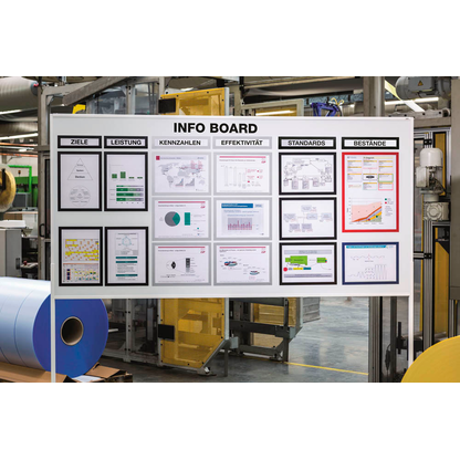 Artikelbild 5 für DURABLE Magnetrahmen DURAFRAME® MAGNETIC A4 silber A4, 5 St., Artikelnummer 613398