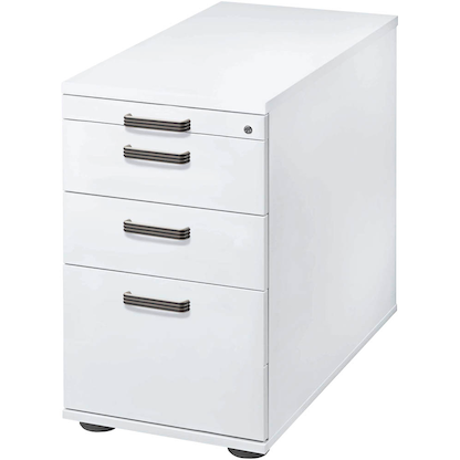 Artikelbild für HAMMERBACHER SC40 Standcontainer weiß 4 Auszüge 42,8 x 80,0 x 72,0 - 76,0 cm, Artikelnummer 864761