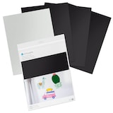 Artikelbild 1 für Silhouette MEDIA-MAGNET-3T bedruckbares Magnetpapier für Schneideplotter weiß 215 x 280 mm, 4 Blatt, Artikelnummer 503191