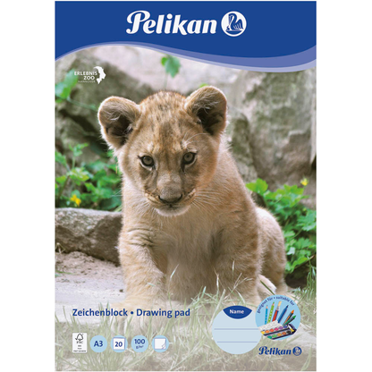 Artikelbild 3 für Pelikan Zeichenblock Zoo DIN A3, Artikelnummer 612958