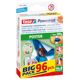 Artikelbild 1 für tesa Powerstrips POSTER Klebestreifen für max. 200,0 g 1,5 x 4,5 cm, 96 St., Artikelnummer 570499