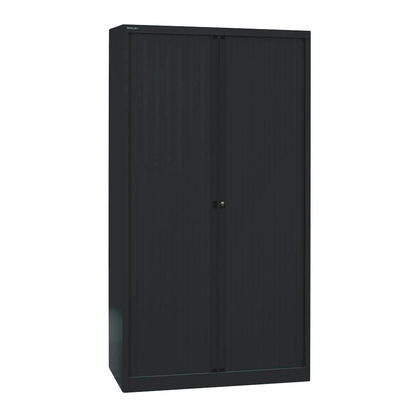 Artikelbild 13 für BISLEY Rollladenschrank schwarz 4 Fachböden 100,0 x 43,0 x 198,0 cm, Artikelnummer 923987