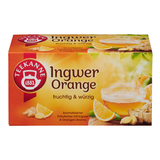 Artikelbild 1 für TEEKANNE Ingwer Orange Tee 18 Portionen, Artikelnummer 563277