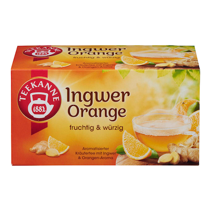 Artikelbild 4 für TEEKANNE Ingwer Orange Tee 18 Portionen, Artikelnummer 563277