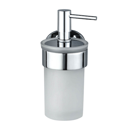 Artikelbild 4 für WENKO Seifenspender Maribor 25021100 silber Edelstahl, Glas 150,0 ml, Artikelnummer 808537