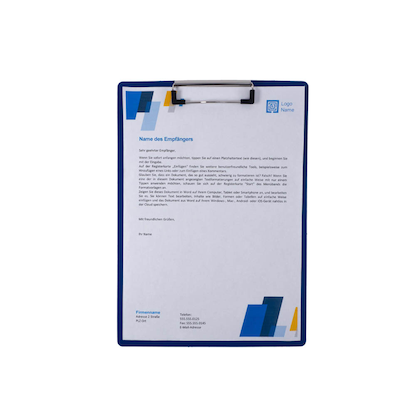 Artikelbild 5 für FolderSys Klemmbrett 80001-40 DIN A4 blau Kunststoff, 1 St., Artikelnummer 812537