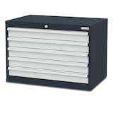 Artikelbild 1 für Simplaflex® Systemeinrichter C-Line Schubladenschrank anthrazit 5 Schubladen 90,0 x 57,5 x 62,0 cm, Artikelnummer 683739