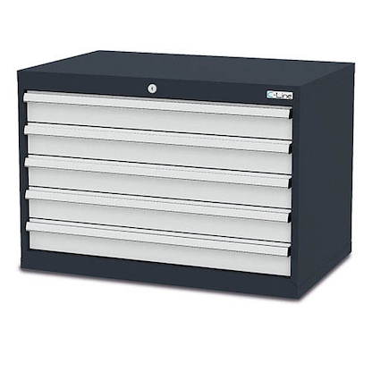 Artikelbild für Simplaflex® Systemeinrichter C-Line Schubladenschrank anthrazit 5 Schubladen 90,0 x 57,5 x 62,0 cm, Artikelnummer 683739