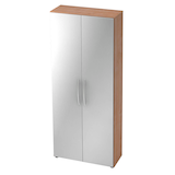 Artikelbild 1 für HAMMERBACHER Aktenschrank 4100, V4100/N/S/BM nussbaum, silber 4 Fachböden 80,0 x 34,6 x 188,0 cm, Artikelnummer 867667