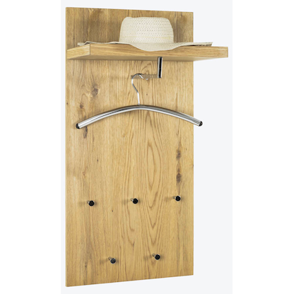 Artikelbild 2 für HAKU Möbel Wandgarderobe 15620 braun Holz 5 Haken 49,0 x 100,0 cm, Artikelnummer 551097