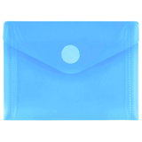 Artikelbild 1 für 10 FolderSys Dokumententaschen DIN A7 blau glatt 0,20 mm, Artikelnummer 515458