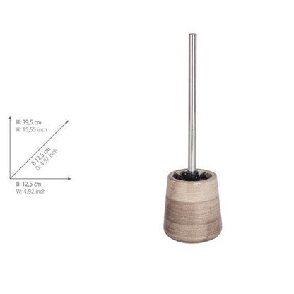 Artikelbild 2 für WENKO WC-Garnitur Pottery beige Stein, Artikelnummer 812051