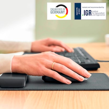 Artikelbild 6 für LEITZ Mousepad mit Handgelenkauflage Ergo dunkelgrau, Artikelnummer 118097