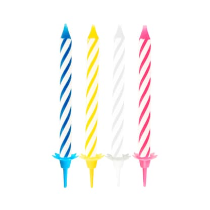 Artikelbild 4 für 24 PAPSTAR Geburtstagskerzen mehrfarbig, Artikelnummer 683023