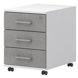 Artikelbild 1 für röhr direct.office Rollcontainer beton 3 Auszüge 42,5 x 50,0 x 55,0 cm, Artikelnummer 460853