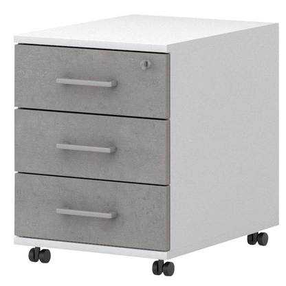 Artikelbild für röhr direct.office Rollcontainer beton 3 Auszüge 42,5 x 50,0 x 55,0 cm, Artikelnummer 460853