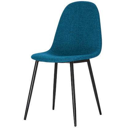 Artikelbild 3 für 2 meet powered by PAPERFLOW Schalenstühle MUST CHMUSTX2.01.06 blau Stoff, Artikelnummer 140073