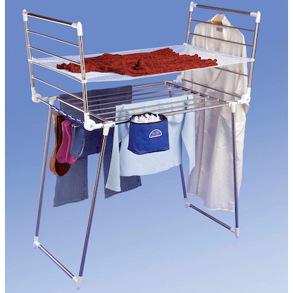 Artikelbild 2 für WENKO Wäscheständer Profi Plus silber, Artikelnummer 531891
