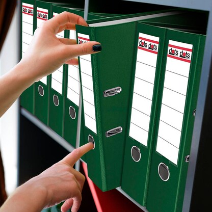 Artikelbild 7 für dots Ordner schwarz marmoriert Karton 5,0 cm DIN A4, Artikelnummer 489484