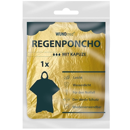 Artikelbild 6 für WUNDmed® unisex Regenponcho farbsortiert Einheitsgröße 1 St., Artikelnummer 470819