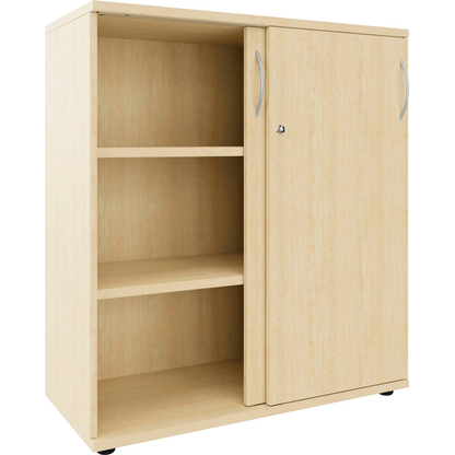 Artikelbild 3 für fm Schiebetürenschrank, 4260761570587 königsahorn 2 Fachböden 100,0 x 44,2 x 111,5 cm, Artikelnummer 447549