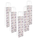 Artikelbild 1 für 5 SIGEL Geschenktüten für Flaschen Pine trees Motiv 10,0 x 35,0 cm, Artikelnummer 627459