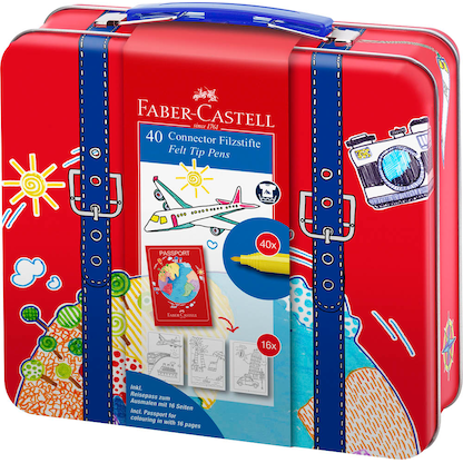 Artikelbild 2 für FABER-CASTELL Connector Filzstifte farbsortiert, 40 St., Artikelnummer 157427