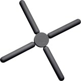 Artikelbild 1 für WESTMARK Untersetzer schwarz, Artikelnummer 996948