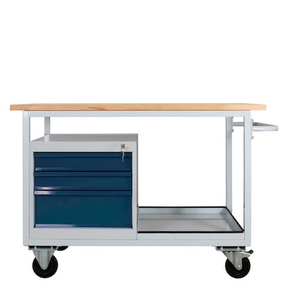 Artikelbild 6 für ADB Werkbank Eko lichtgrau, anthrazitgrau 3 Schubladen 130,0 x 60,0 x 85,0 cm, Artikelnummer 204766